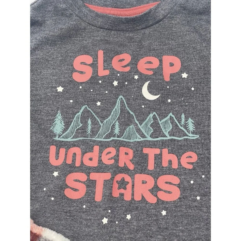 Members Mark Pajamas Set Boys 2t Plaid Christmas Sleep Under Stars‎ Top Pants